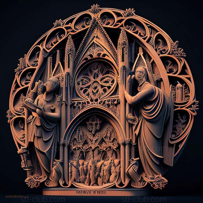 3D model notre dame (STL)